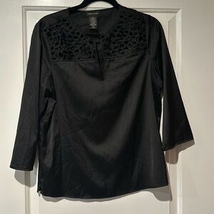 Lord and Taylor - Lace Cutout Detail Blouse